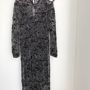 Zara long sleeve lace dress